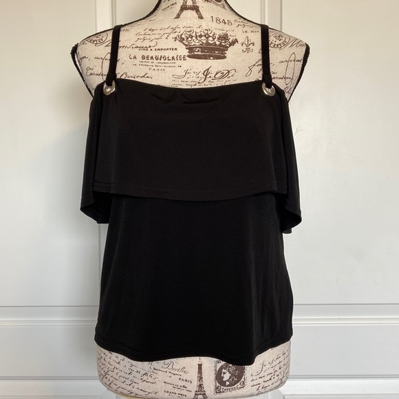 ATMOSPHERE RUFFLE FRONT TANK - Picture 2 of 6